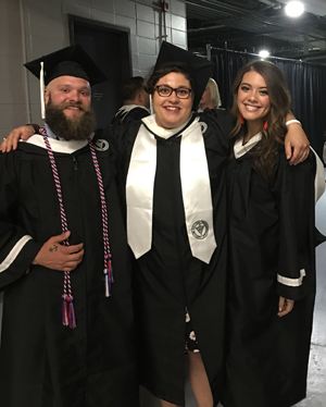 Victoria Dubois at graduation