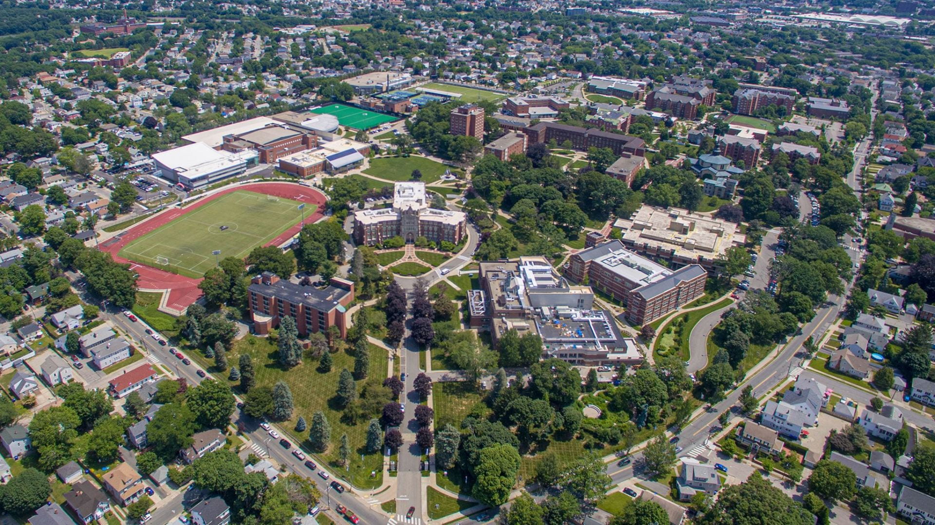 Aerial Shot of PC Campus